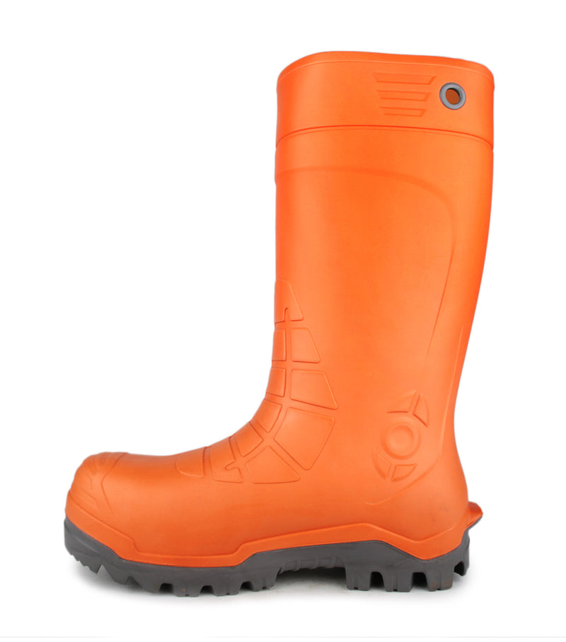 Golden, Orange |15'' PU Work Boots | Metguard Protection