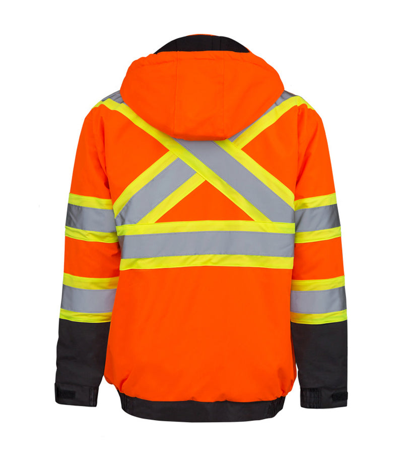 HV850 | High Visibility Waterproof Insulated Parcha with 4" Reflective