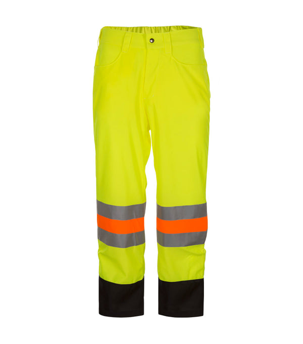 HV273P | High-visibility Waterproof Flagman Pants with Reflective Stri