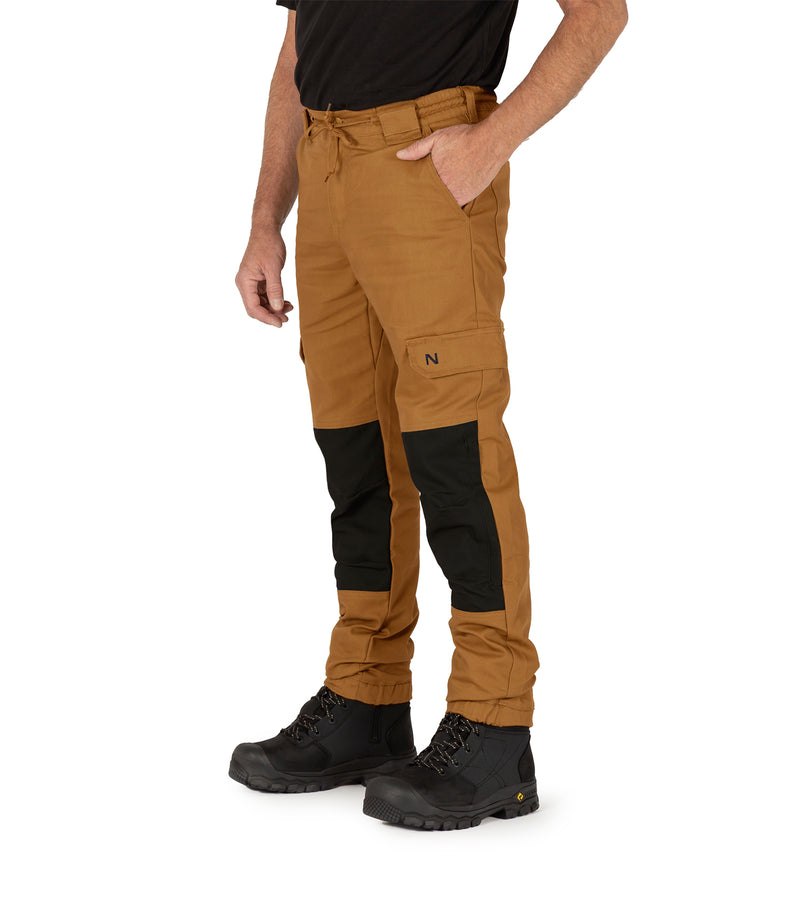 WS241 | Pantalon de travail style jogger en coutil extensible pour hom