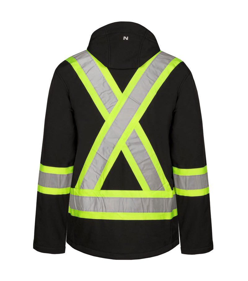 HV510B | Soft Shell Jacket with 3M 4'' Reflective Stripes