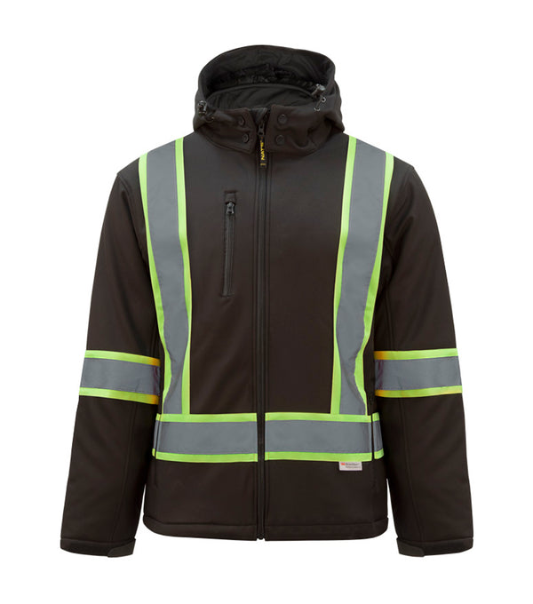 HV510 | Soft Shell Jacket with 3M Reflective Stripes