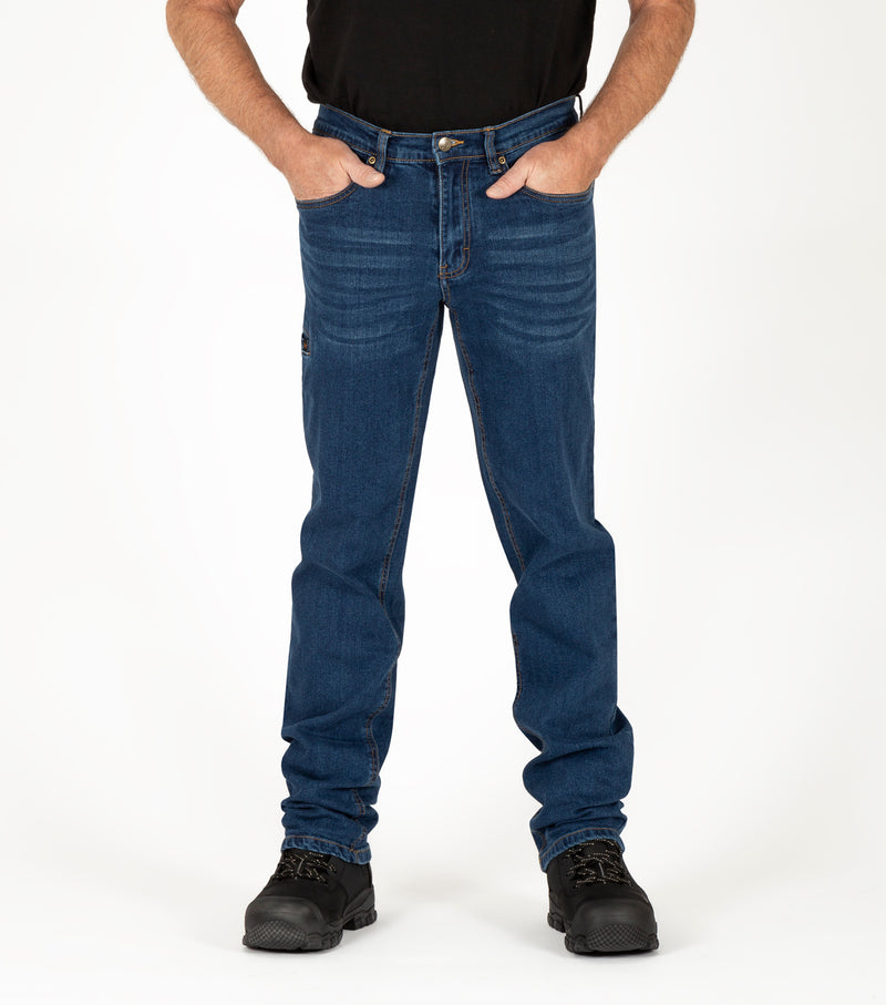 WS510 | Lined and laminated denim work jeans