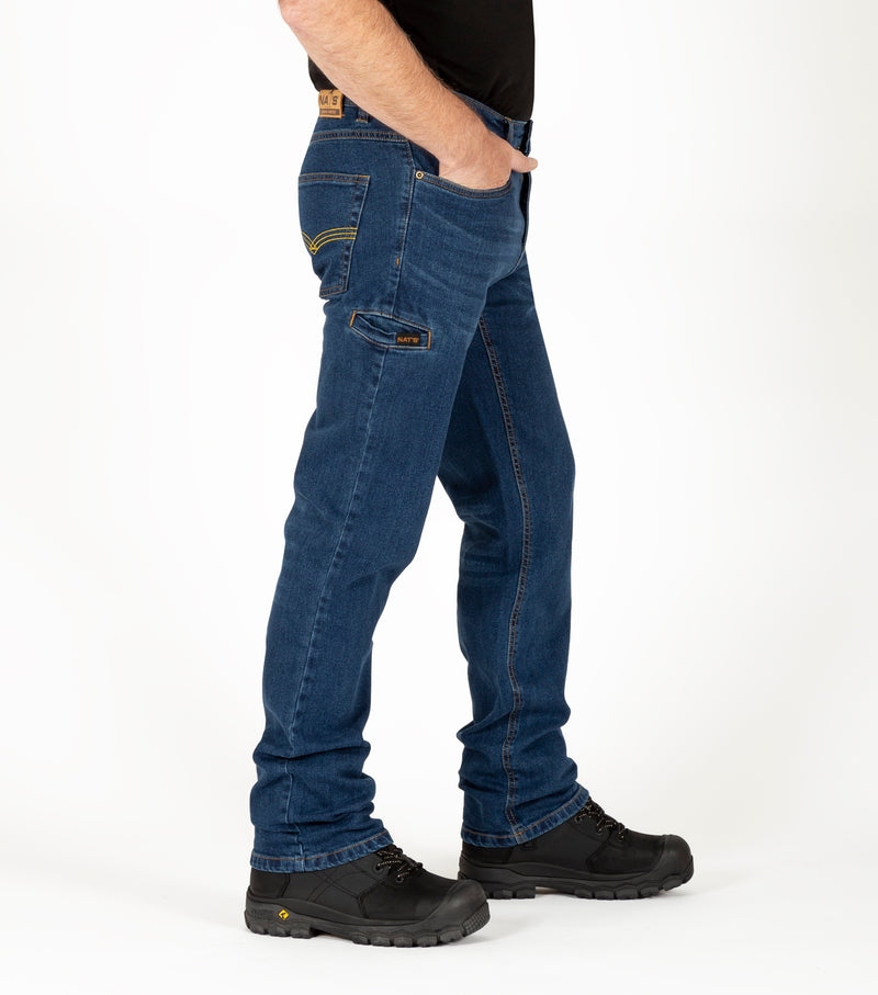 WS510 | Lined and laminated denim work jeans