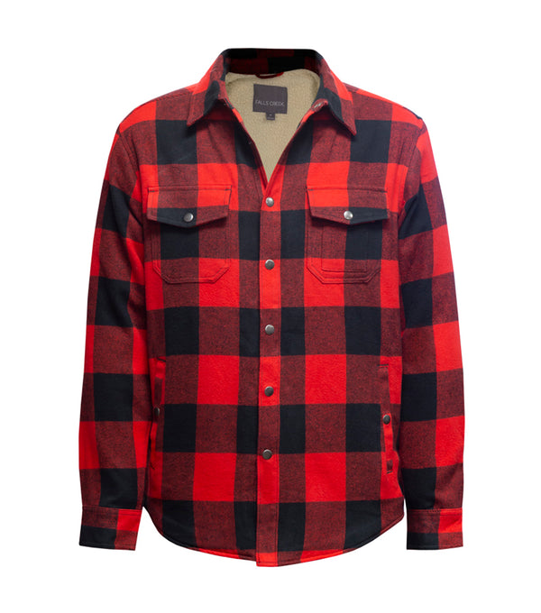 RF4693 | Sherpa Lined Flannel Shirt