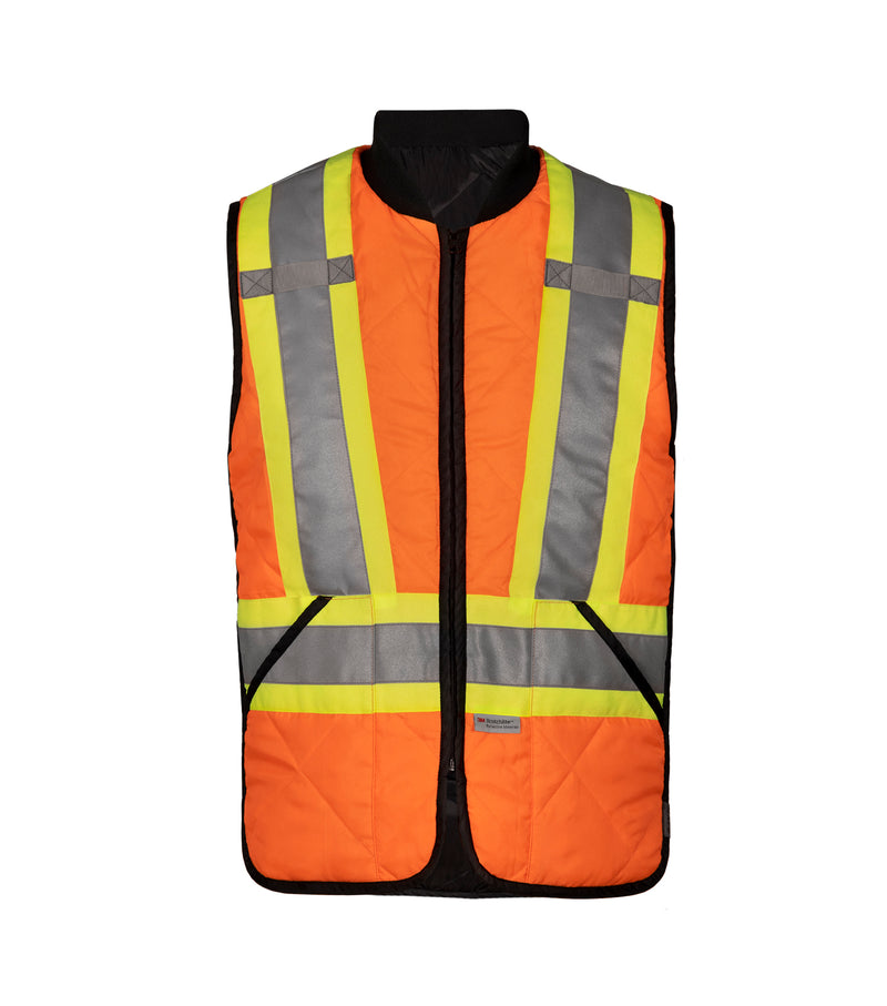 NT4005 | Reversible high-visibility quilted work jacket 