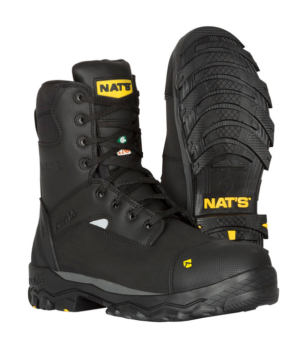 S715 | 8'' Leather Work Boots with Waterproof Membrane