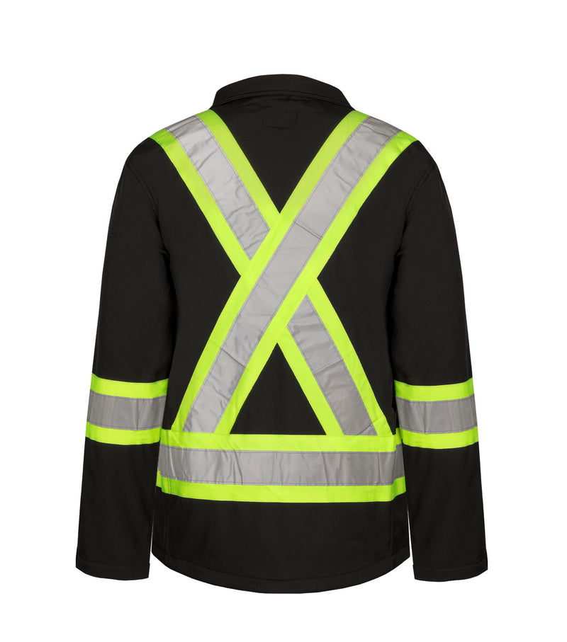 HV510B | Soft Shell Jacket with 3M 4'' Reflective Stripes