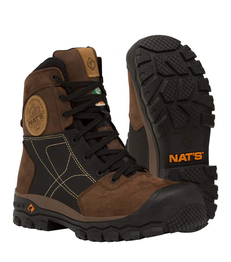 S638 | 8'' Work Boots with Clasp