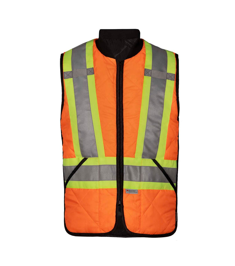 NT4005 | Reversible high-visibility quilted work jacket 