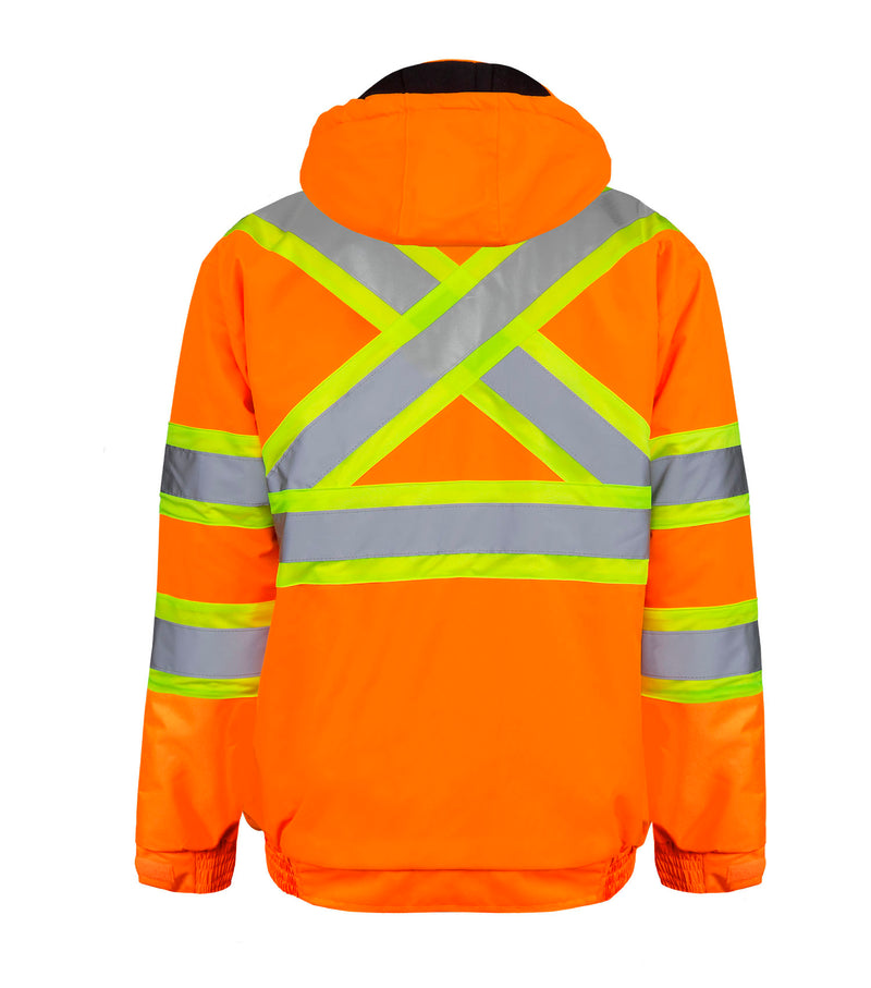 HV850 | High Visibility Waterproof Insulated Parcha with 4" Reflective