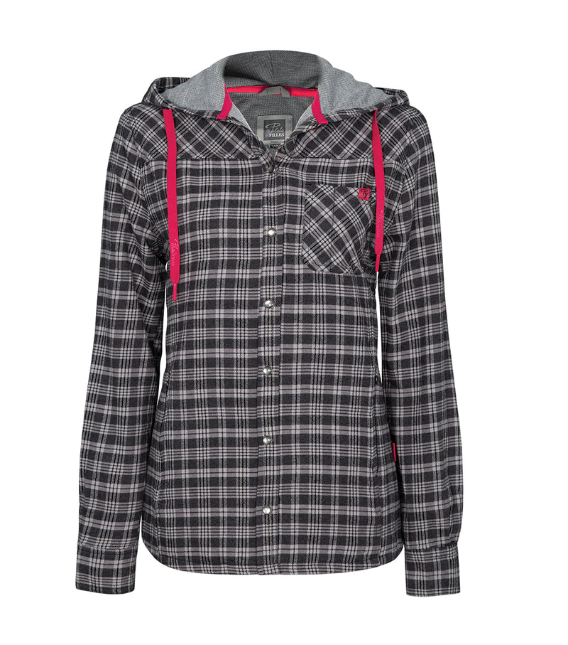 PF460 | Lined Flannel Hooded Shirt