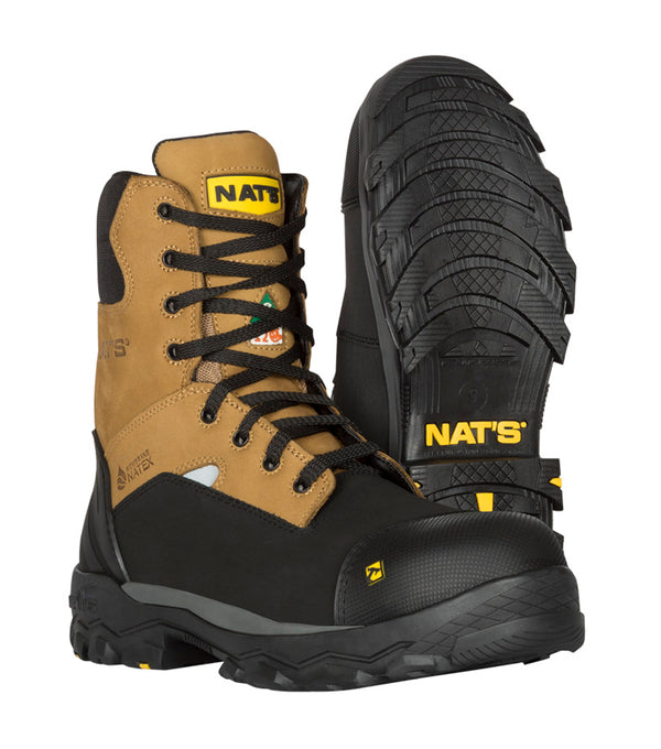S715 | Bottes de travail 8" en cuir avec membrane imperméable