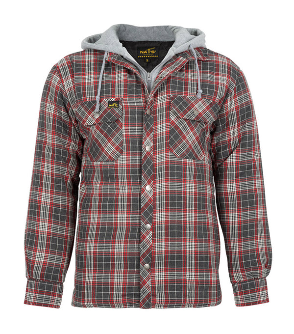 WK050 | Quilted & Insulated Hooded Work Shirt