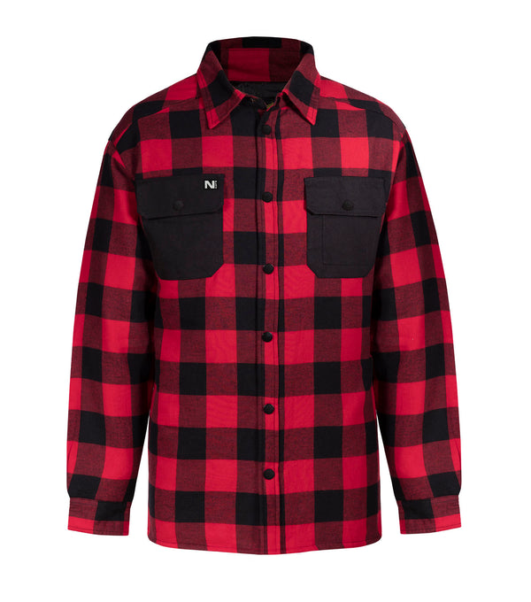 NT4003 | Quilted and insulated plaid flannel work shirt