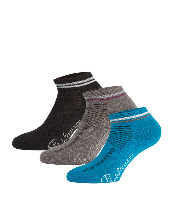 PF527 | Bas courts en mérinos (paquet de 3 paires)