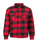 Chemise de travail à carreaux matelassée