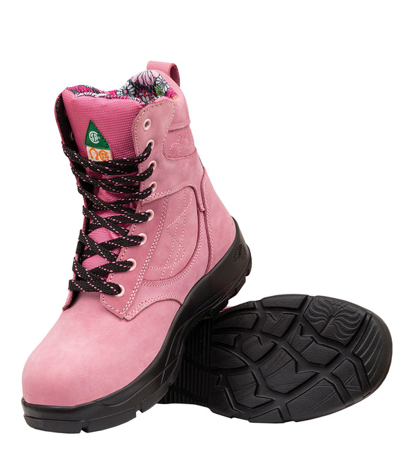PF688 | Lightweight 8" Leather Work Boots, Waterproof Membrane