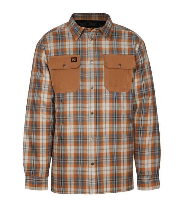 NT4003 | Quilted and insulated plaid flannel work shirt