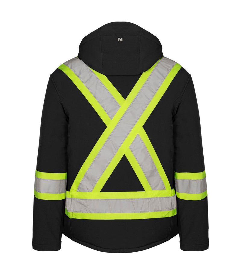 HV512 | Insulated Soft Shell Jacket with 3M 4" Reflective Stripes