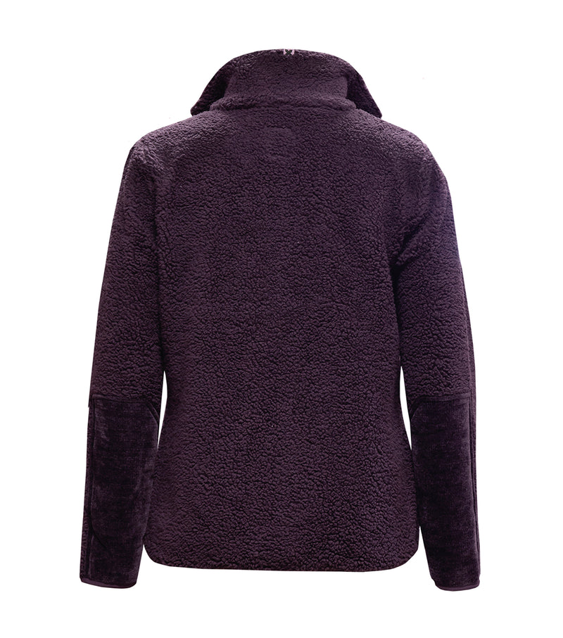 PF424 | Veste en sherpa à fermoir
