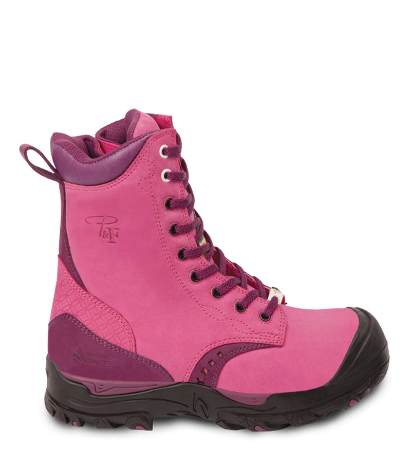 PF648 | 8" Nubuck Leather Work Boots, Waterproof Membrane