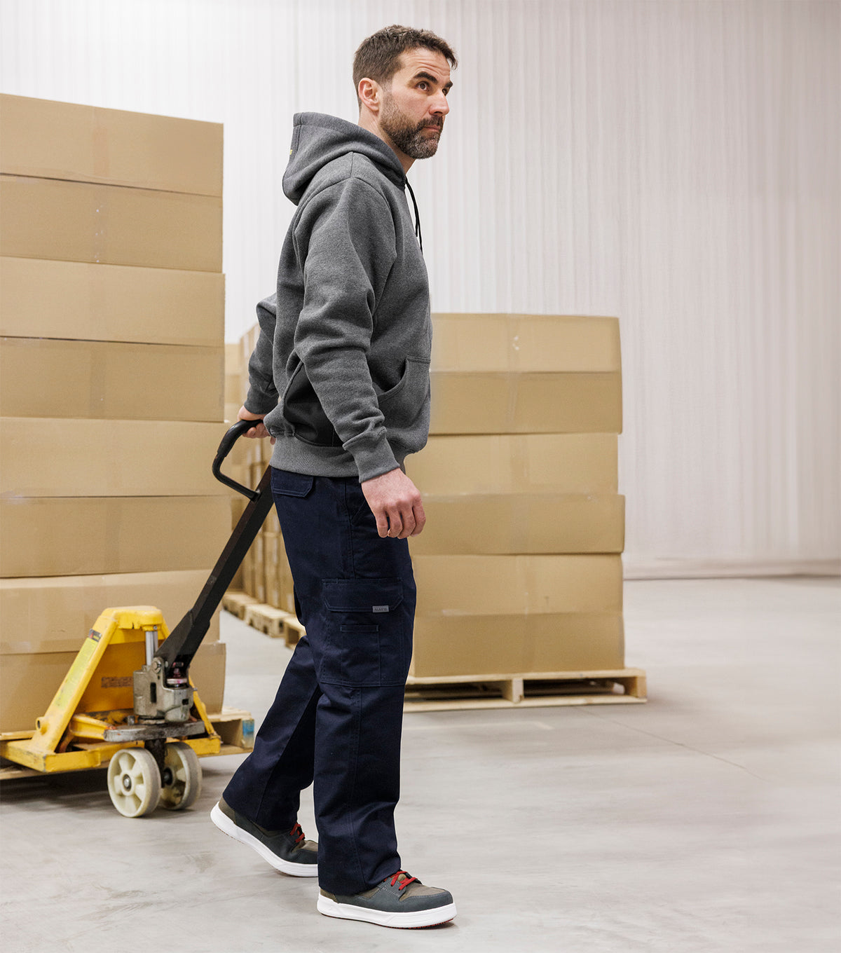 WR225 | Cargo Work Pants with Elastic Waistband