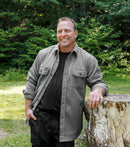 WK040 | Polar Plaid Fleece Work Shirt for Men