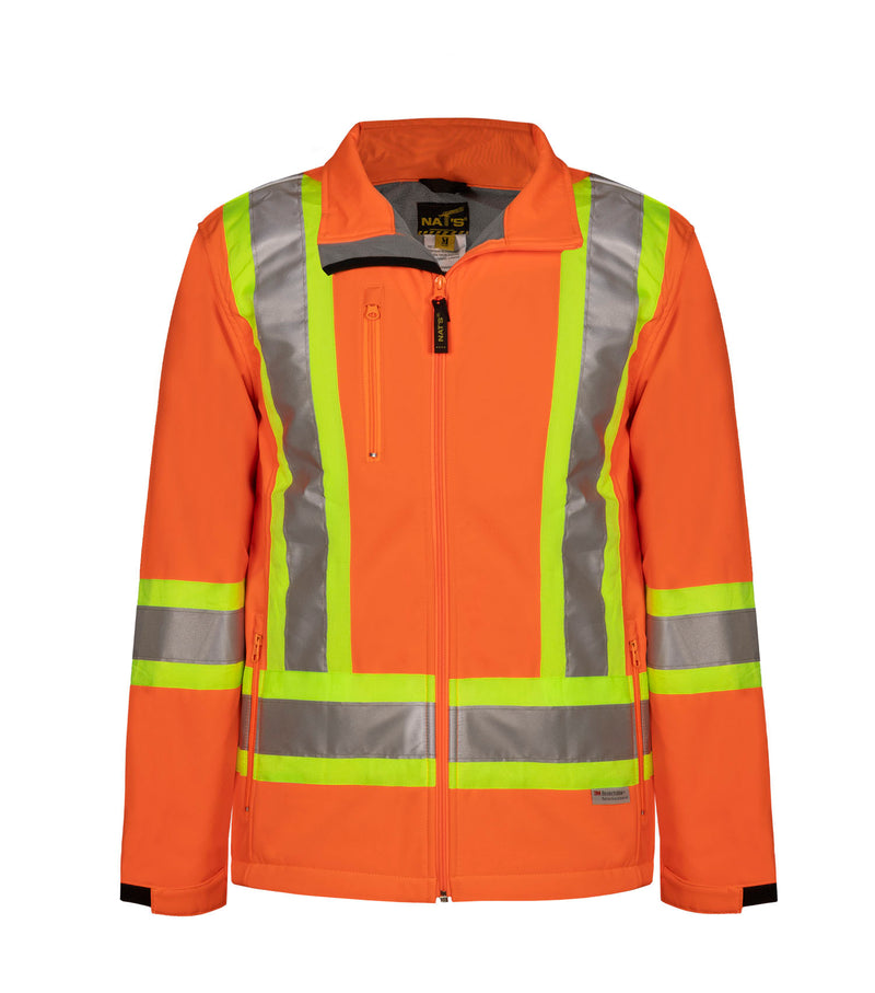 HV510 | Manteau coquille souple avec bandes réfléchissantes 3M