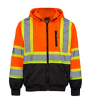 HV078 | High Visibility Hoodie with 4'' Reflective Stripes