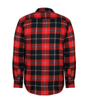 WK040 | Chemise de travail à carreaux en micropolaire