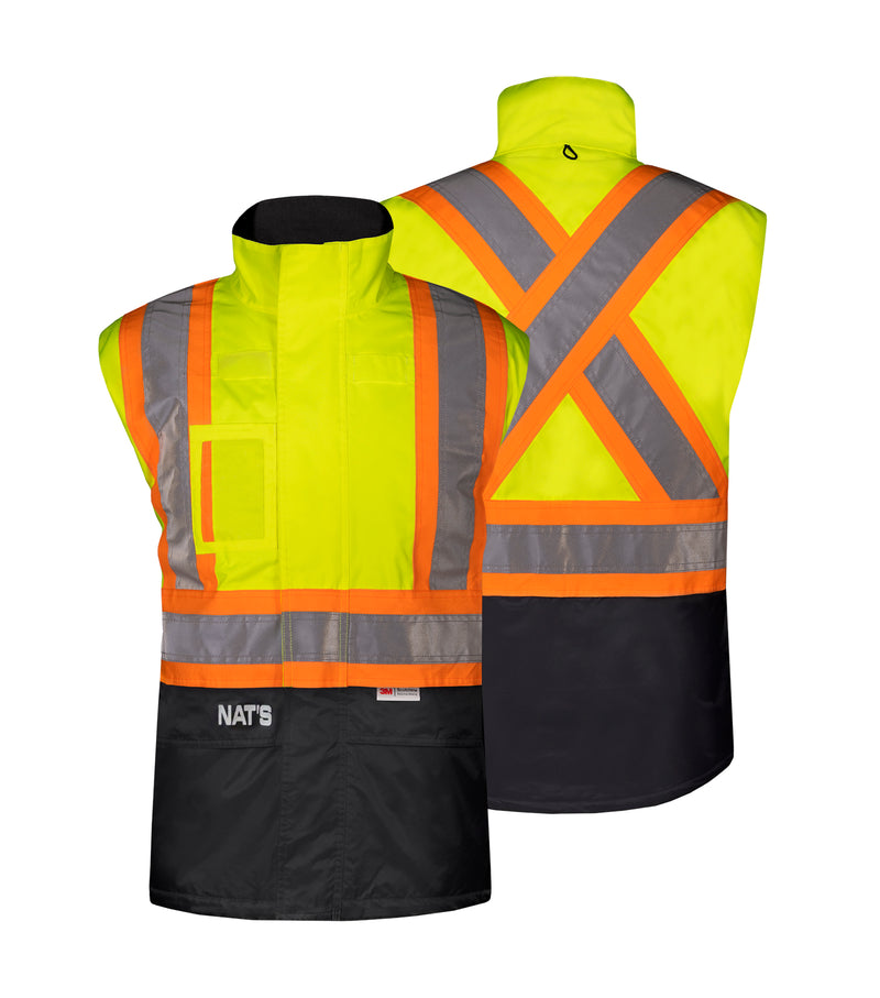 NT4009 | Insulated and Waterproof 4-in-1 High-visibility Parka