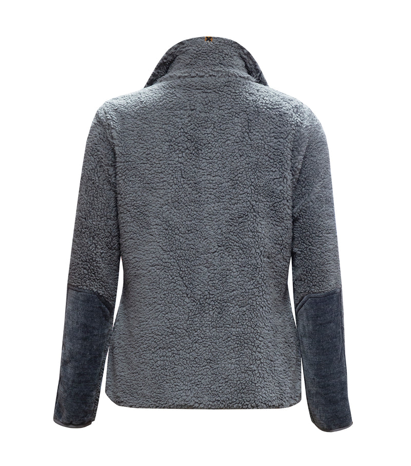 PF424 | Veste en sherpa à fermoir