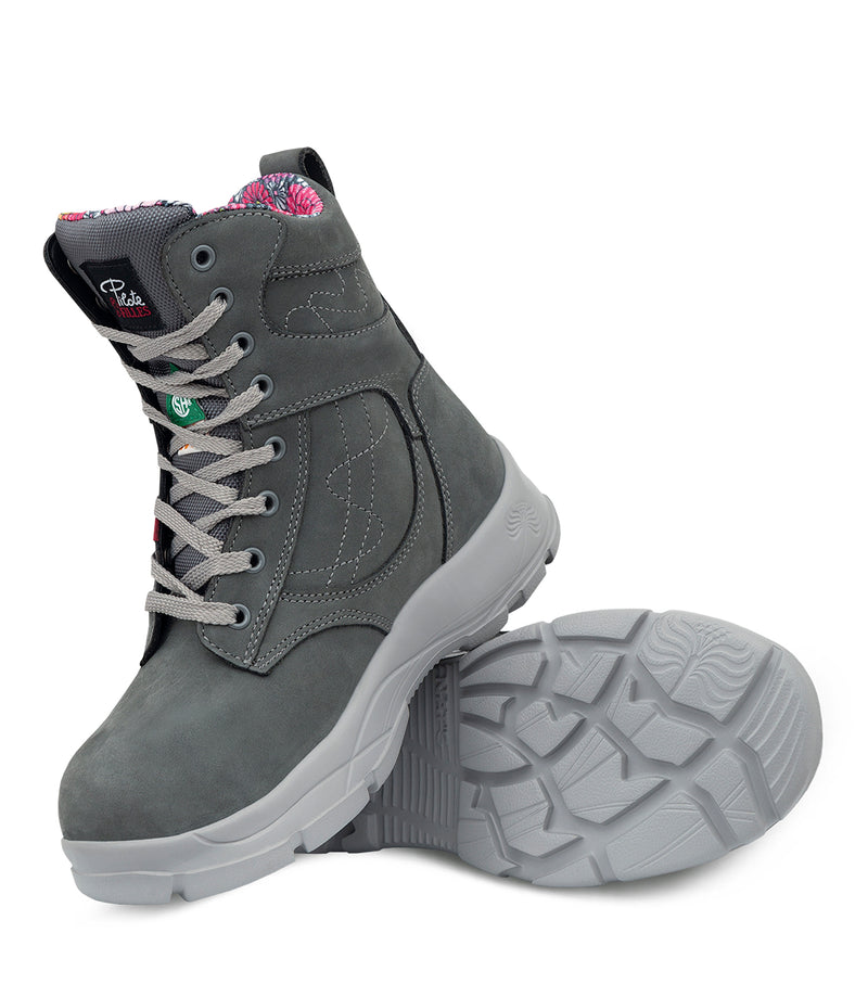 PF688 | Bottes de travail 8" légères en cuir, membrane imperméable