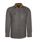 WK040 | Chemise de travail à carreaux en micropolaire