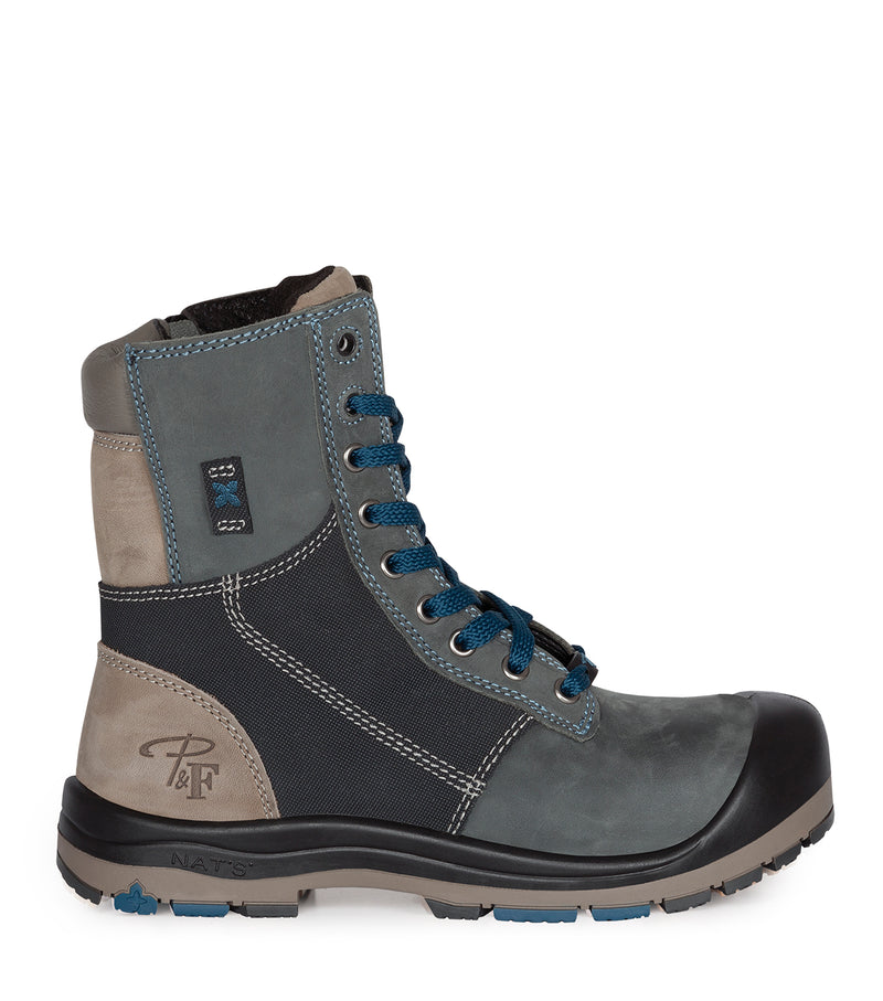 PF368 | Bottes de travail 8" en cuir, cap en acier