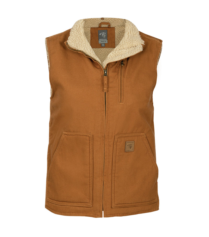 PF492 | Veste en coutil doublée en sherpa
