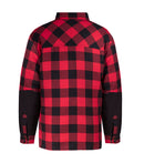 NT4003 | Quilted and insulated plaid flannel work shirt