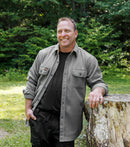 WK040 | Polar Plaid Fleece Work Shirt for Men