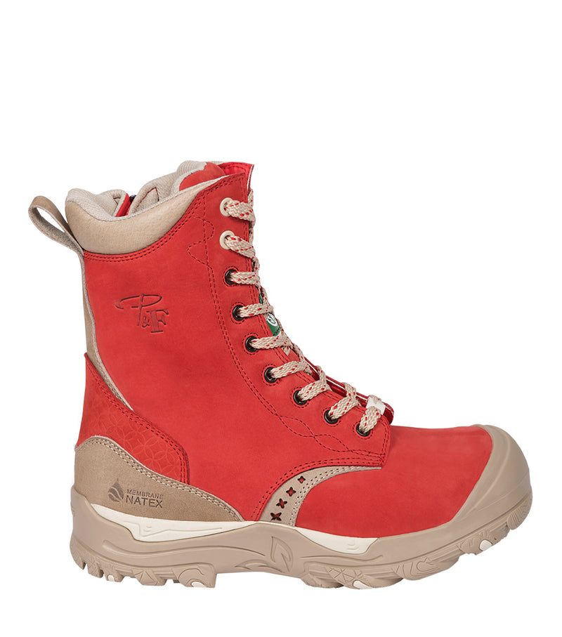 PF648 | 8" Nubuck Leather Work Boots, Waterproof Membrane