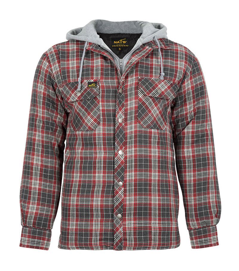 WK050 | Quilted & Insulated Hooded Work Shirt