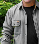 WK040 | Polar Plaid Fleece Work Shirt for Men