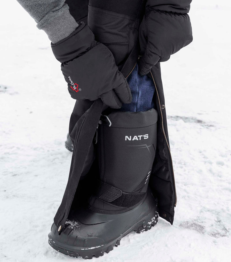 Salopette Courte 3/4 Homme GIST – Noire – Hiver 2020 – Chaude, Coupe-vent, Matelassée – NEUF