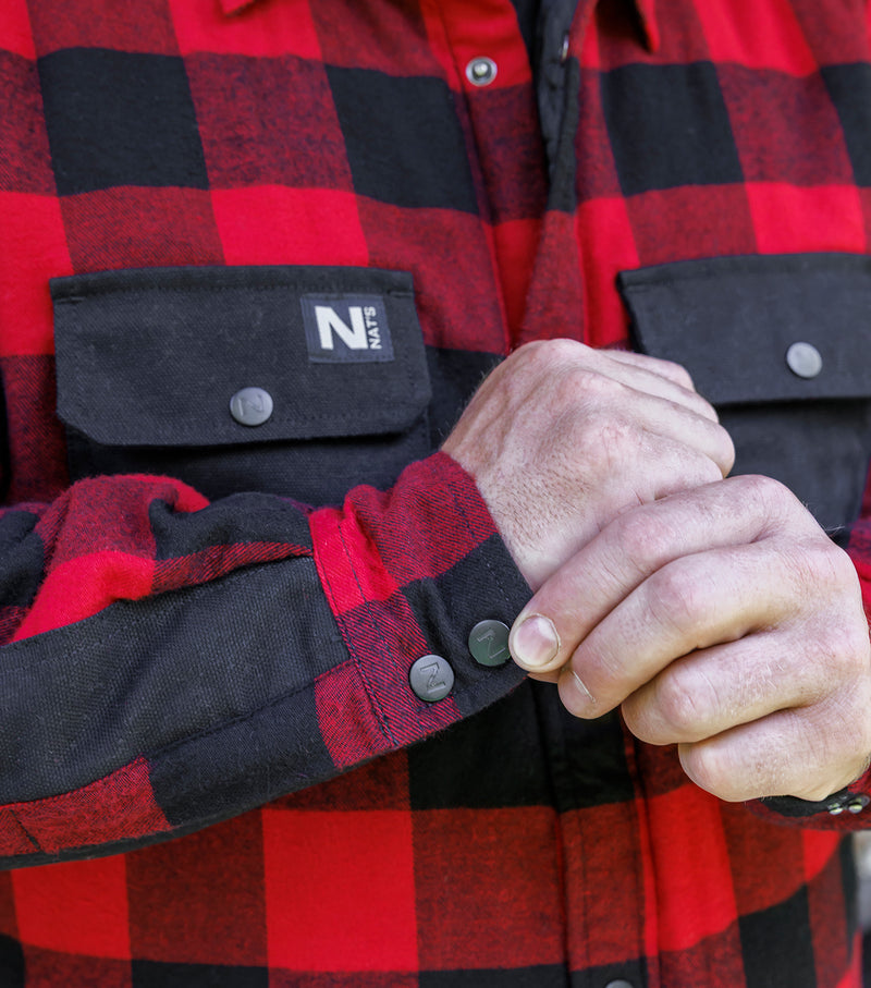 NT4003 | Quilted and insulated plaid flannel work shirt