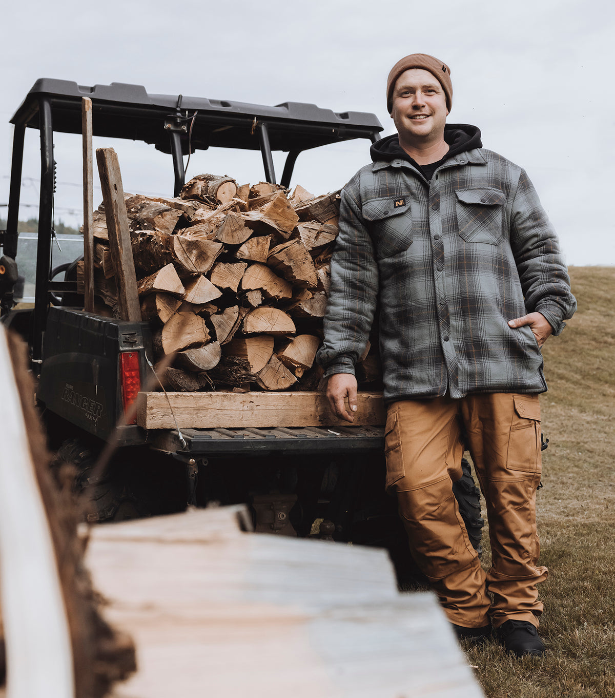 WK050 | Quilted & Insulated Hooded Work Shirt